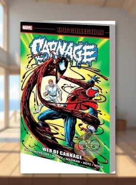 【现货】【Marvel】屠史诗合集CARNAGE EPIC COLLECTION英文漫画J.M. Dematteis大平装进口原版书2951092书籍图书外版正版