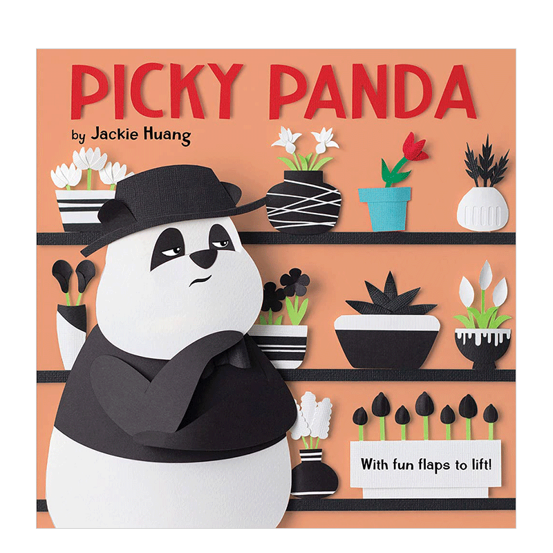 挑剔的熊猫先生英文儿童绘本