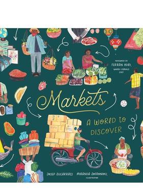 【现货】市场：探索世界 Markets : A World to Discover 原版英文儿童绘本
