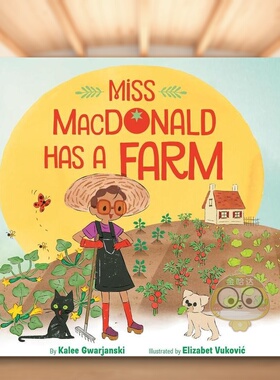 【预售】麦克唐纳小姐有一个农场英文儿童桥梁书进口原版书精装Miss Macdonald Has A Farm GWARJANSKI Doubleday书籍图书外版正版