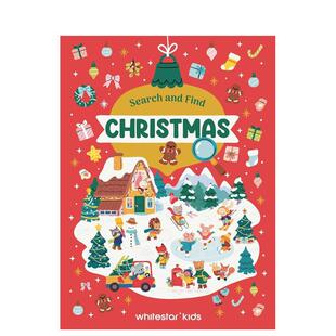 【预售】寻找圣诞节 Search and Find Christmas 原版英文儿童绘本