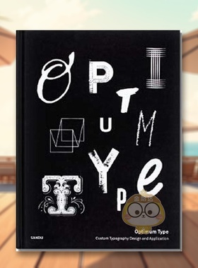 【预售】字有妙计英文字体图案标志平面设计进口原版外版书籍Optimum Type sandu图书正版