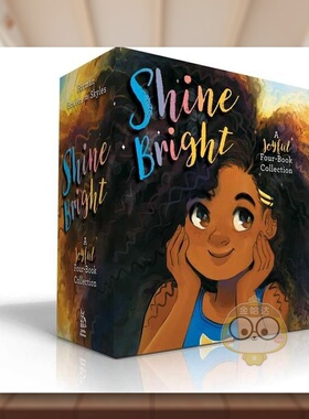 【预售】闪亮登场 盒装集英文儿童章节书进口原版外版书纸板书3-6周岁Shine Bright (Boxed Set): Curls; Glow; Bloom; OursRuth书