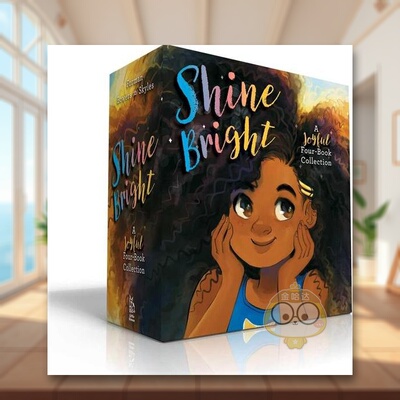 【预售】闪亮登场 盒装集英文儿童章节书进口原版外版书纸板书3-6周岁Shine Bright (Boxed Set): Curls; Glow; Bloom; OursRuth书
