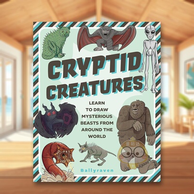 【预售】神秘生物：学画世界各地的未知怪兽 Cryptid Creatures 原版英文艺术画册画集