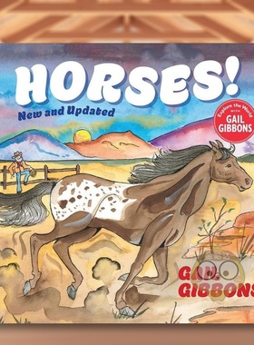 【预售】马匹 更新版Horses New & Updated英文儿童绘本动物生态环保3-6岁精装Gibbons  Gail进口原版书Holiday House8234579书籍