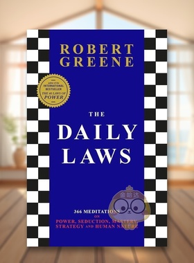 【预售】每日法则：关于权力、诱惑、掌控、策略和人性的冥想 The Daily Laws原版英文社会科学纽约时报书作家Robert Greene进口书