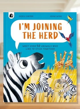 【预售】【动物生存方式】我要加入兽群 【How Animals Live】I'm Joining the Herd 原版英文儿童绘本进口书籍图书外版正版