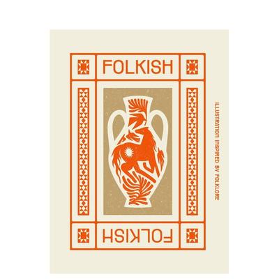 【现货】民风绘卷：民俗传说启发的插画艺术 Folkish : Illustrations Inspired by Folklore 原版英文插画原画设定集