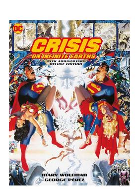 【预售】DC漫画 无限地球危机 35周年豪华版 Crisis on Infinite Earths 英文漫画书原版进口美漫书籍