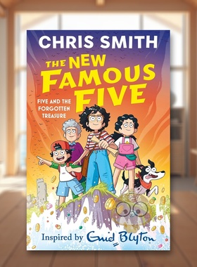 【预售】五人组与被遗忘的宝藏 Five and the Forgotten Treasure 原版英文儿童故事 The School Librarian25年夏季刊阅读推荐书