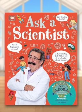 【现货】问科学家新版Ask A Scientist 英文儿童绘本知识百科9-12岁精装进口原版书Robert Winston DK Children书籍图书外版正版