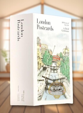 【预售】伦敦明信片英文文创明信片进口原版14岁以上London Postcards Particular Books出版David Gentleman书籍图书外版正版