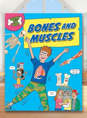 【现货】你的身体内部：骨骼和肌肉 Inside Your Body: Bones and Muscles 原版英文儿童绘本进口书籍图书外版正版