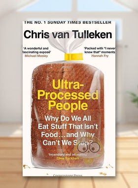 【现货】超加工人群Ultra-Processed People英文社会科学Tulleken精装Cornerstone进口原版书0057书籍图书外版正版