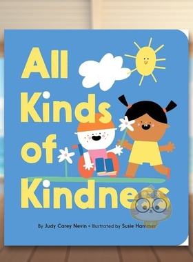 【现货】善良的世界英文儿童绘本自我认知情绪管理进口原版书纸板书3岁-6岁All Kinds of KindnessLittle simon书籍图书外版正版