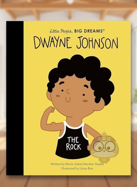 【现货】【小人物大梦想】巨石强森英文儿童绘本人物传记进口原版图书【Little People,Big Dreams】Dwayne Johnson精装Maria Is书