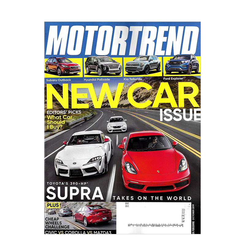 订阅 Motor Trend 赛车汽车资讯杂志 美国英文版 ：年订4期 F169