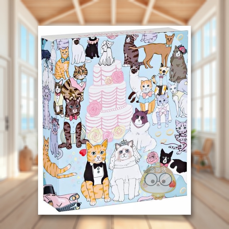 猫咪婚礼 问候卡 Cat We