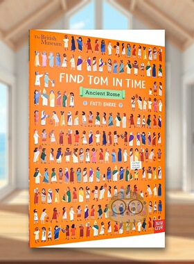 【预售】大英博物馆：寻找汤姆：古罗马英文儿童绘本IP系列进口原版书平装British Museum: Find Tom in Time: Ancient Rome Fatt