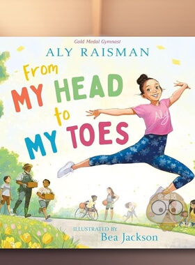 【预售】从头到脚奥运冠军阿里莱斯曼传记英文儿童绘本人物传记进口原版书精装6岁-9岁From My Head to My ToesHenry Holt书籍图书
