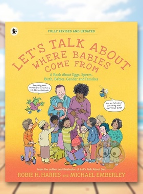 【预售】让我们谈谈宝宝从哪里来Let's Talk About Where Babies Come From英文儿童绘本身体认知启蒙6-9岁平装进口原版书Robie书