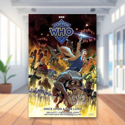 【现货】神秘博士曾经的时间领主英文漫画进口原版书精装14岁以上Doctor Who: Once Upon a Time Lord Dan SlottTitan Books书籍图