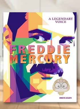 【预售】弗雷迪·墨丘里：传奇之声 Freddie Mercury :A Legendary Voice 原版英文音乐进口书籍图书外版正版