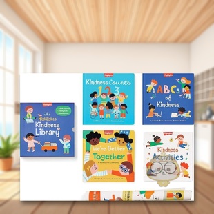 【现货】【善意之书】数字启蒙&字母启蒙&美德教育 四本书+海报英文儿童绘本自我认知情绪管理进口原版书盒装The Highlights Kind