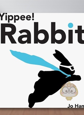 【预售】【英国插画师Jo Ham】好耶！兔子英文儿童绘本插画师进口原版外版书精装3-6周岁【Jo Ham's Rabbit】Yippee! RabbitHamW书