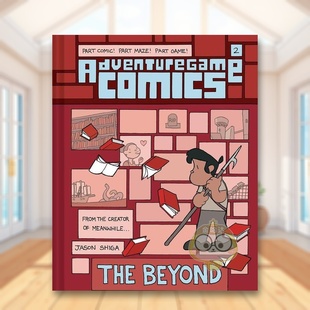 2英文儿童漫画6 现货 Beyond 9岁精装 书Amulet Comics Shiga进口原版 冒险游戏漫画超越第2册Adventuregame Boo The Jason Book