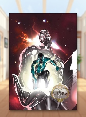 【预售】【Marvel】银色冲浪者幽灵之光英文漫画简装进口原版书Silver Surfer: Ghost Light John Jennings书籍图书外版正版