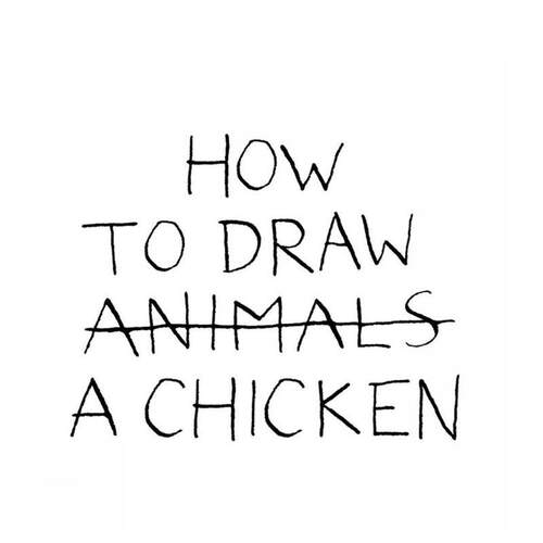 如何画一只鸡 How to D