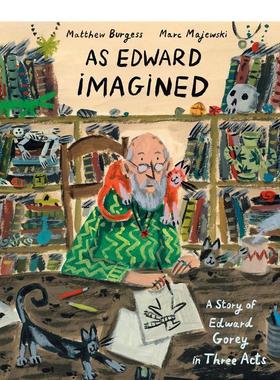 【预售】爱德华的想象 As Edward Imagined 原版英文儿童绘本