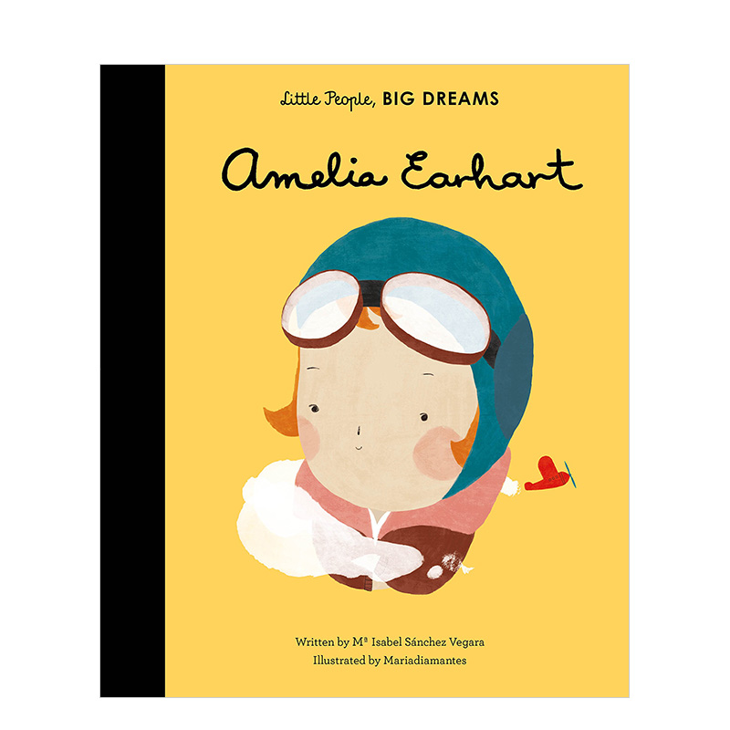 【现货】【小人物，大梦想】阿米莉亚·艾尔哈特Amelia Earhart 3-6岁儿童美术音乐职业发展启蒙艺术绘本 英文原版
