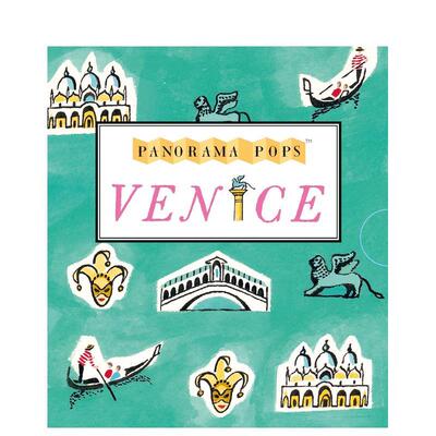 【预售】【全景立体旅行系列】威尼斯 Venice: Panorama Pops 原版英文儿童立体
