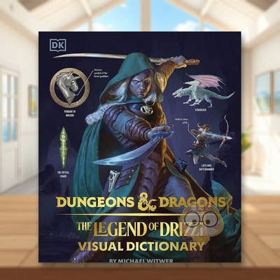【现货】龙与地下城：Drizzt 的传说英文插画原画设定集进口原版外版书14岁以上Dungeons & Dragons The Legend of Drizzt Visua书