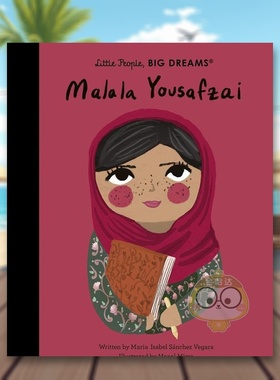 【现货】【小人物大梦想】马拉拉英文儿童绘本人物传记进口原版书精装【Little People, Big Dreams】Malala Yousafzai Maria Isa