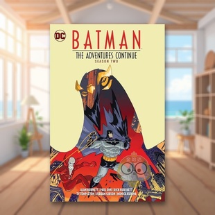 蝙蝠侠冒险续篇卷2英文漫画进口原版 Adventures 现货 Comics Dini Bur书 Paul 书Batman Season Continue The Alan Two