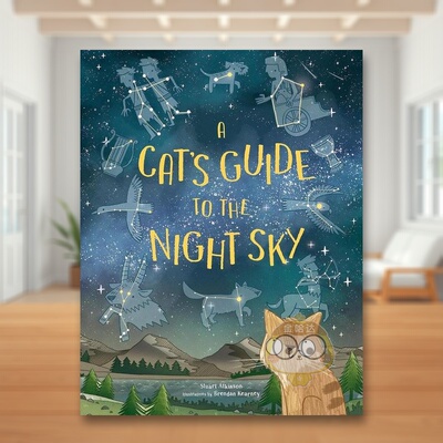 【预售】猫咪陪你看夜空A Cat’s Guide to the Night Sky英文生活综合平装进口原版书Stuart Atkinson Laurence King书籍图书外版