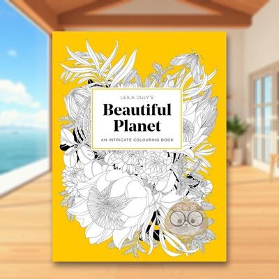 【现货】【T&H】【涂色书】美丽的植物英文儿童趣味进口原版书平装Leila Duly’s Beautiful Planet:An Intricate Colouring Boo书