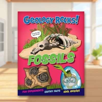 【预售】地质岩石化石Geology Rocks! Fossils英文儿童绘本知识百科6-9岁精装进口原版书Izzi Howell Wayland书籍图书外版正版