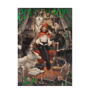 【现货】Yoshioka插画作品集：Embroidery よしおか 日文原版进口图书艺术绘画画册P站PIXIV书籍