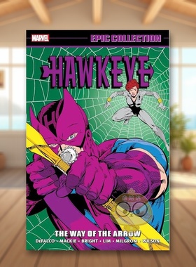 【预售】【Marvel】鹰眼史诗集箭之道英文漫画平装进口原版书HAWKEYE EPIC COLLECTION: THE WAY OF THE ARROW Tom DeFalco  Mar书