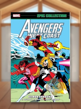 【预售】【Marvel】复仇者联盟西海岸史诗集奥创无界英文漫画简装进口原版书Avengers West Coast Epic Collection: Ultron Unbo书