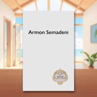 【预售】阿尔蒙·塞马德尼 Armon Semadeni 原版英文建筑设计进口书籍图书外版正版