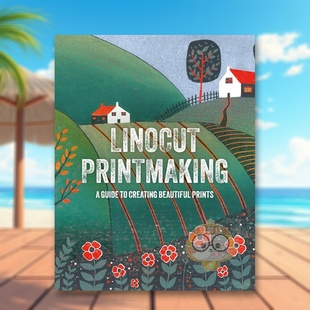 【预售】麻胶版画制作技法：打造精美印艺完全指南 Linocut Printmaking 原版英文艺术画册画集进口书籍图书外版正版