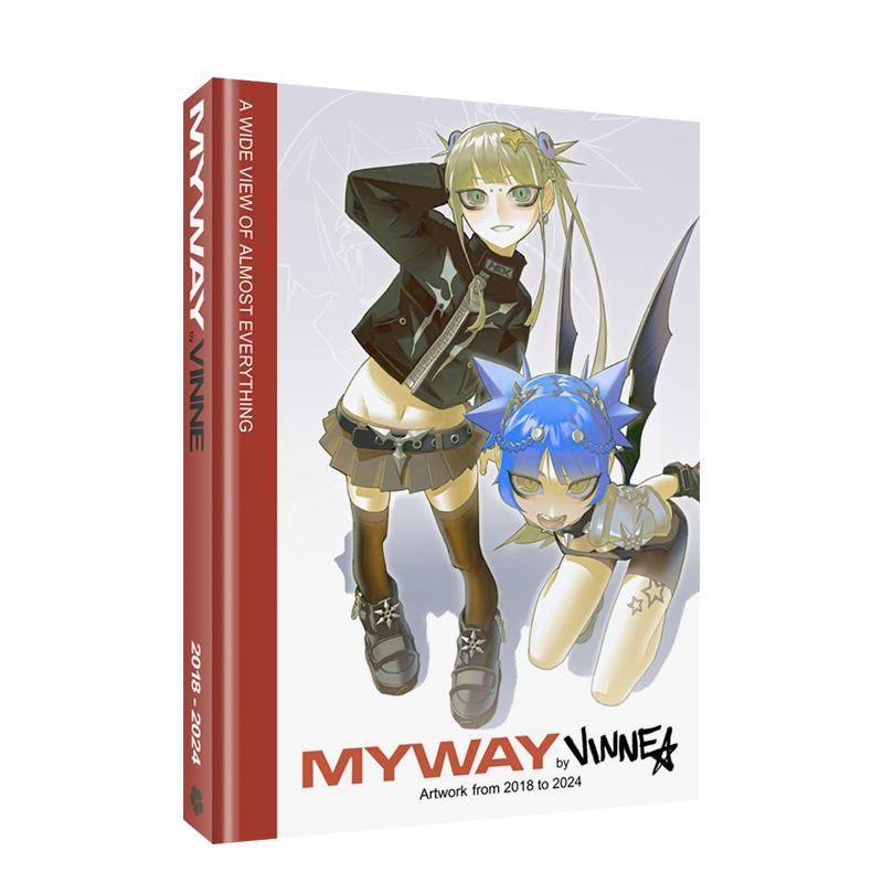 【预售】Vinne插画漫画作品精选集 My Way 英文进口原版艺术插画原画设定集 个人插画图书 概念设计 新世纪福音战士AnimeNYC动漫展