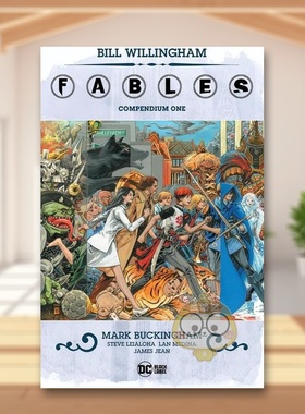 【现货】【DC Comics】寓言纲要卷1英文漫画进口原版书Fables Compendium One Willingham  Bill书籍图书外版正版