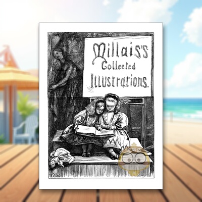 【预售】米莱斯插图作品集Millais's Collected Illustrations英文艺术家艺术工作室Sir John Everett MillaisPallas Athene平装进